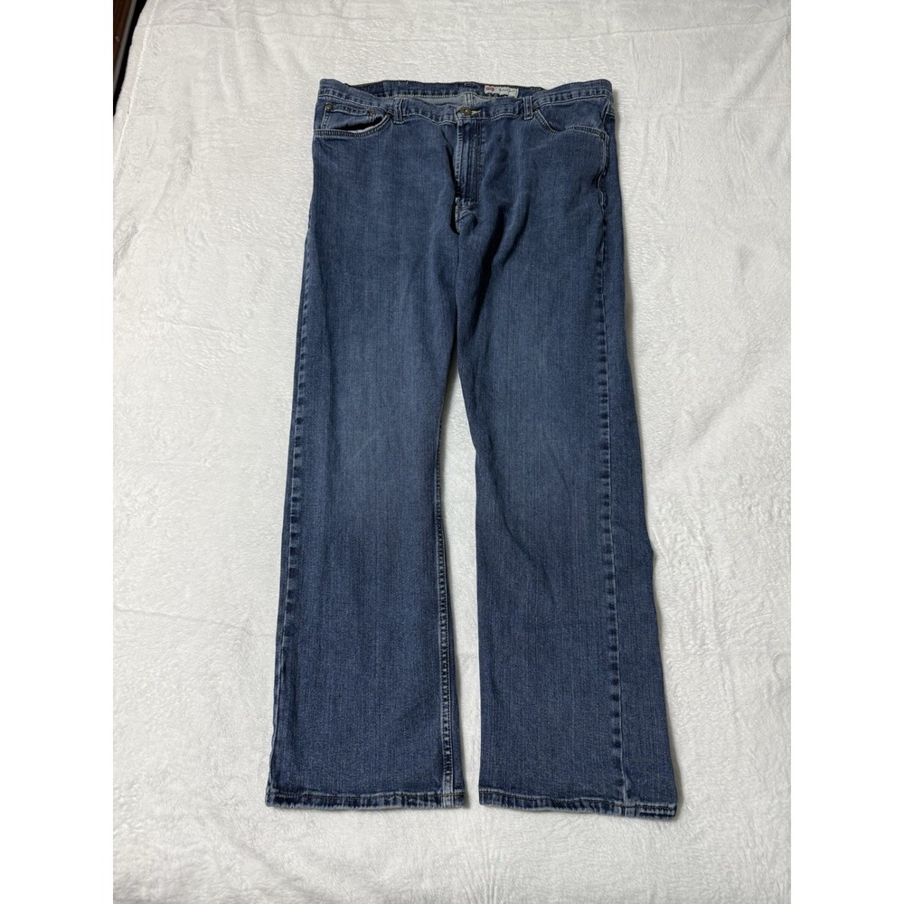 Wrangler Relaxed Boot Jeans Mens 37x29 Blue Medium Wash‎ Bootcut Denim